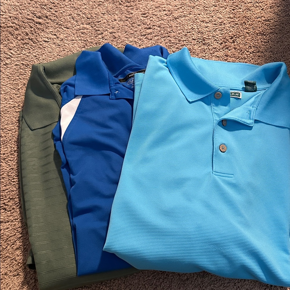 Cubavera Light Blue Polo Shirt